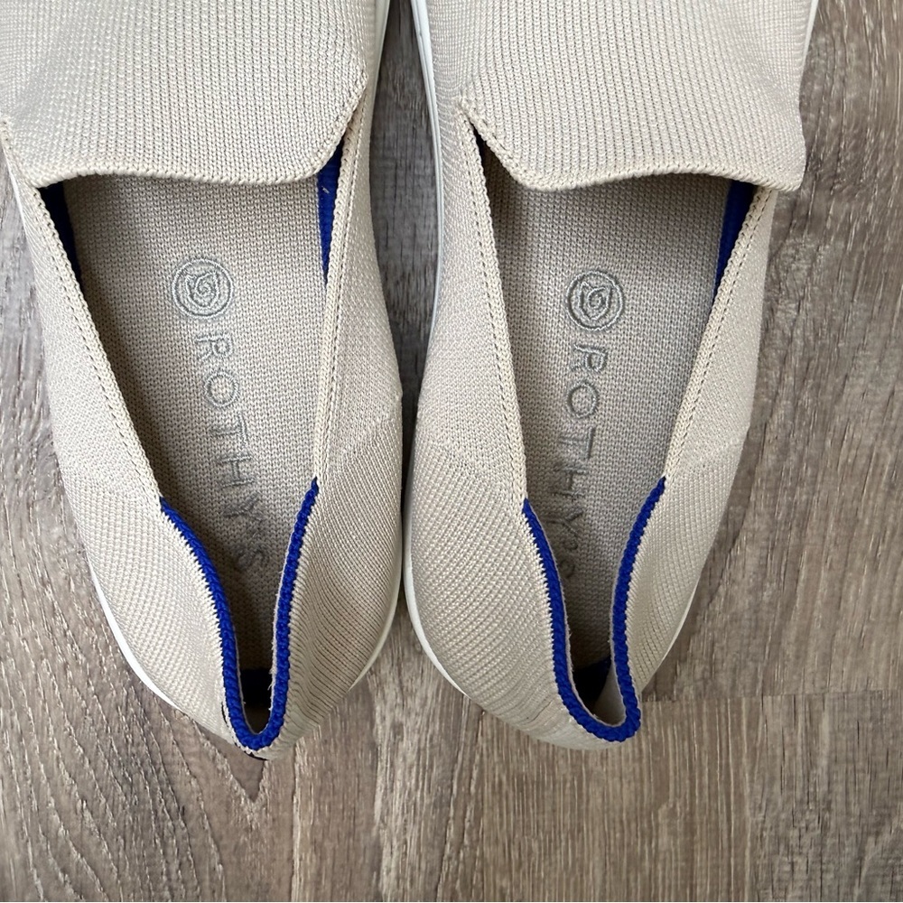 Rothy's the Original Slip On Sneaker - Sand 10.5 - Picture 11 of 11